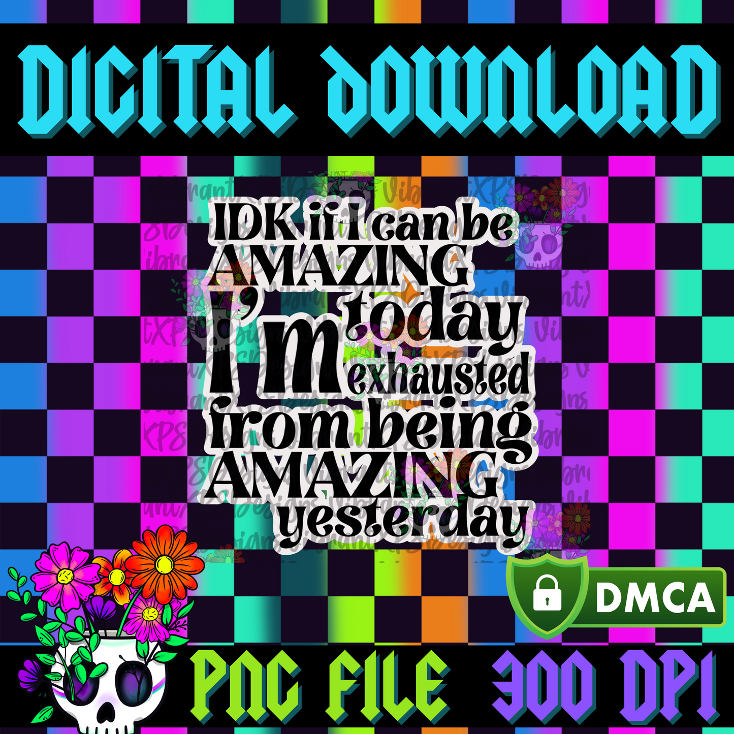 Being Amazing - PNG