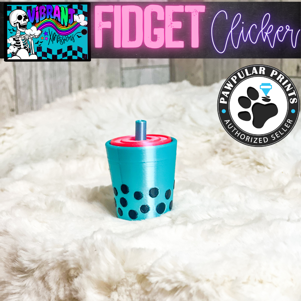 Boba Tea Fidget Clicker
