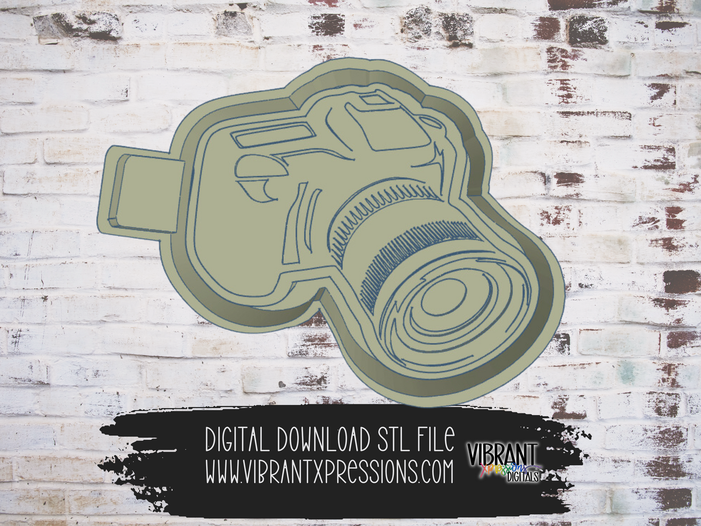 Long Lense Camera Mold Maker STL File