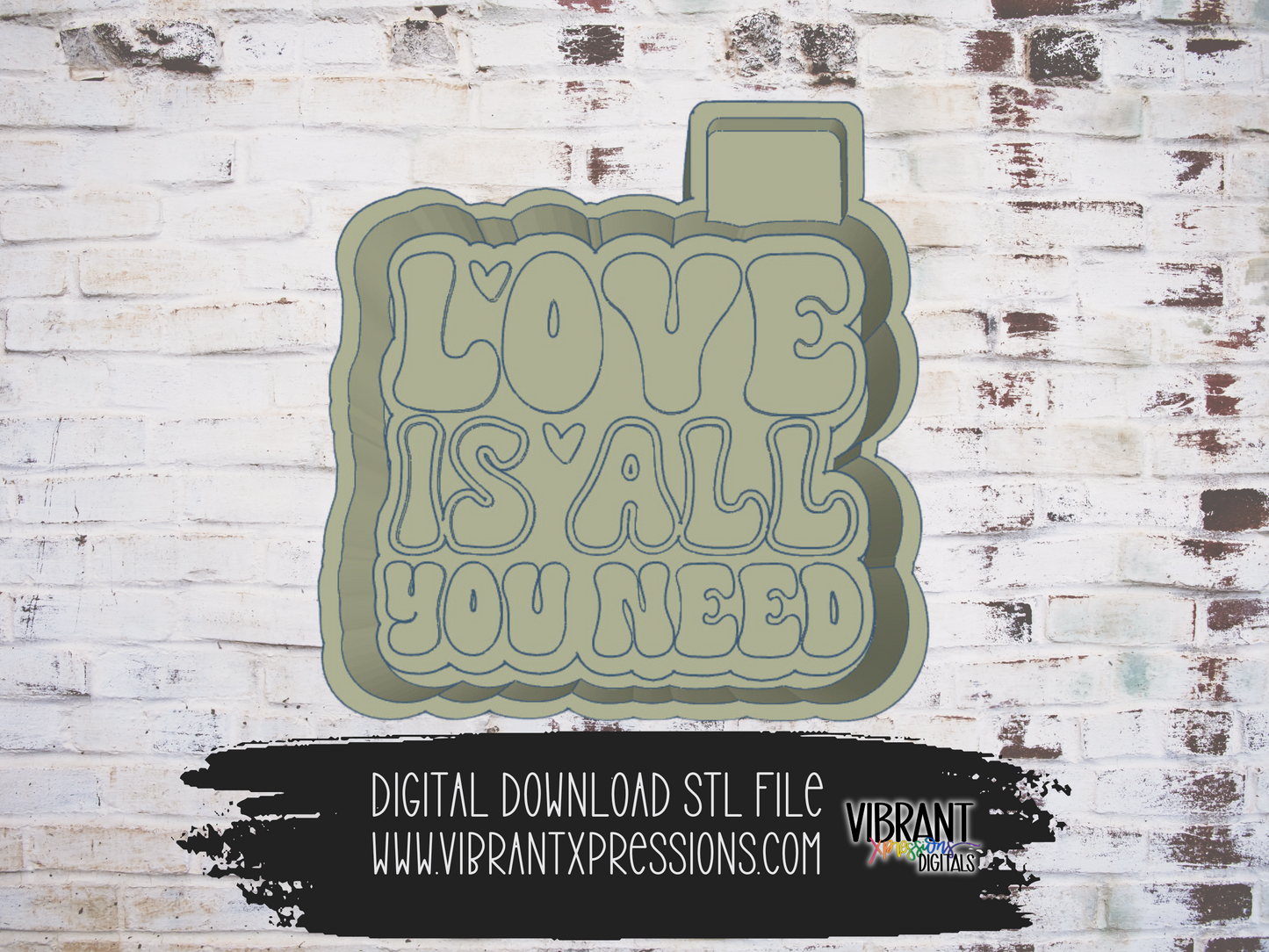 Love is All You Need Mold Maker STL File