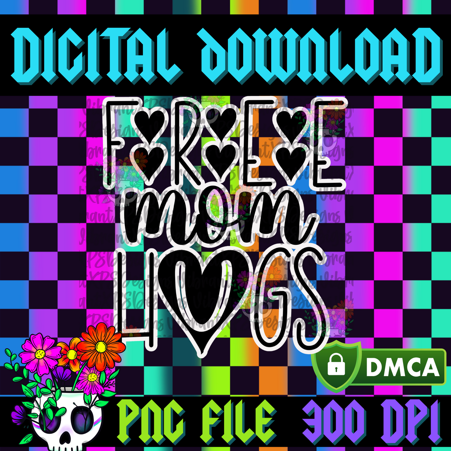 Free Mom Hugs - PNG