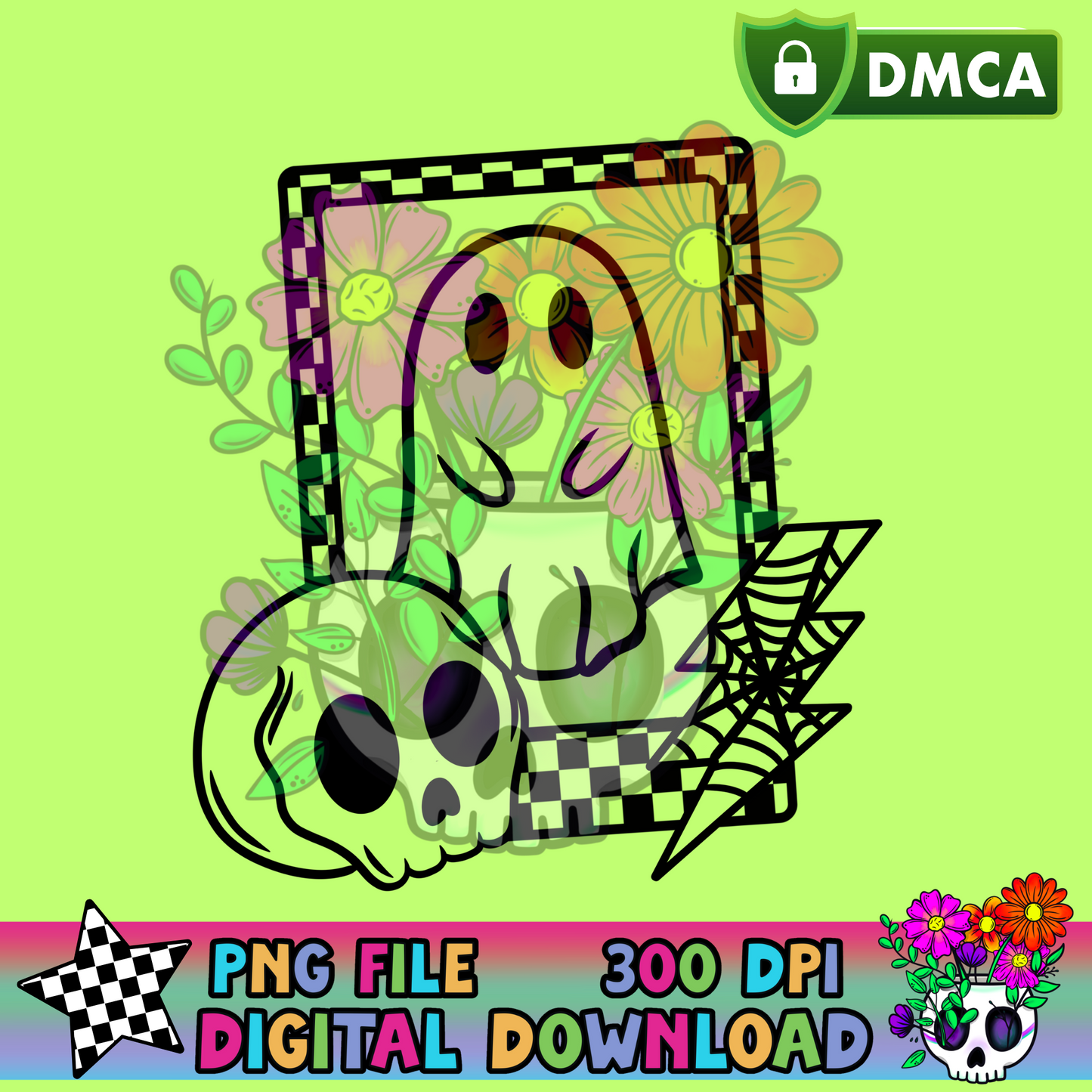 Ghost Card - PNG