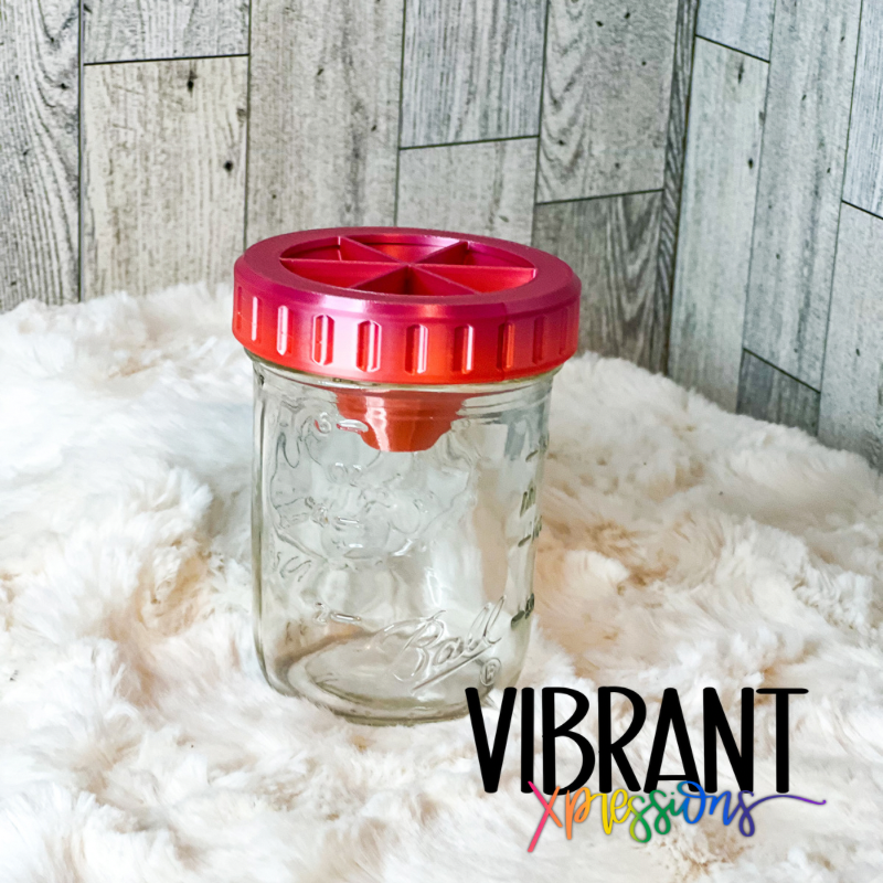 3D Printed Mason Jar Lid Fly Trap