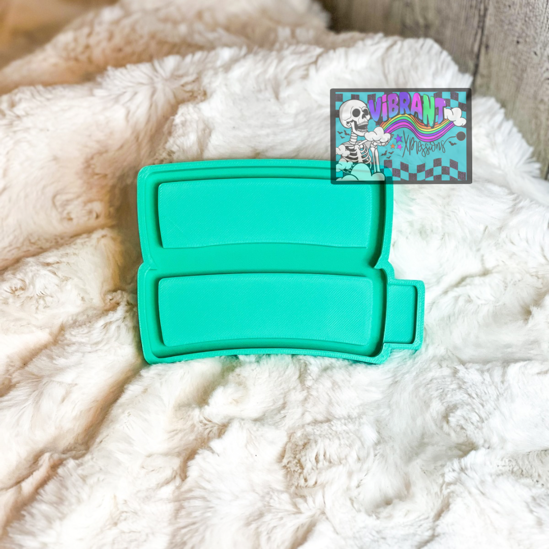 Large Hair Clip Plate Mold Maker STL File