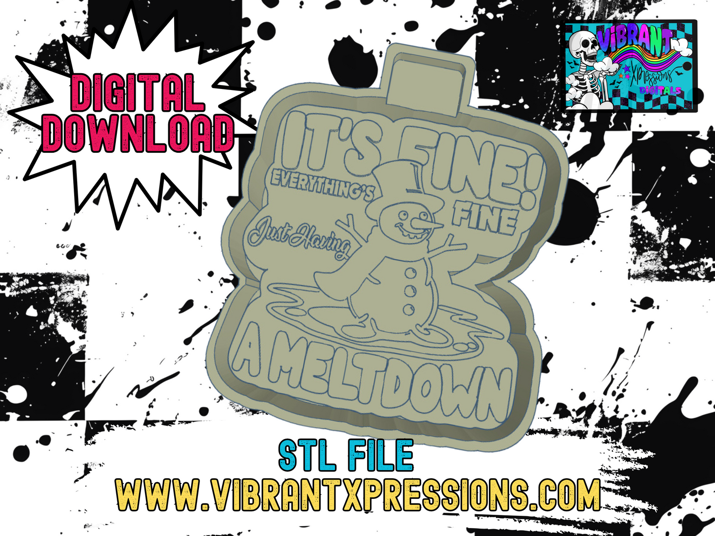 Just Having A Meltdown Housing Mold Maker STL File