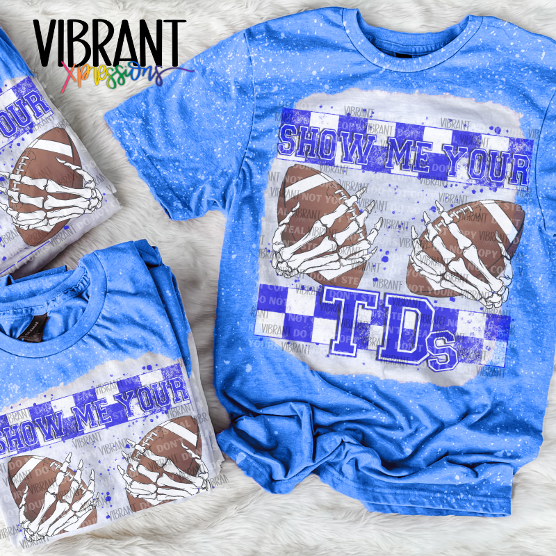 South Eastern Conference Inspired Show Me Your TD's Bleached T-Shirts
