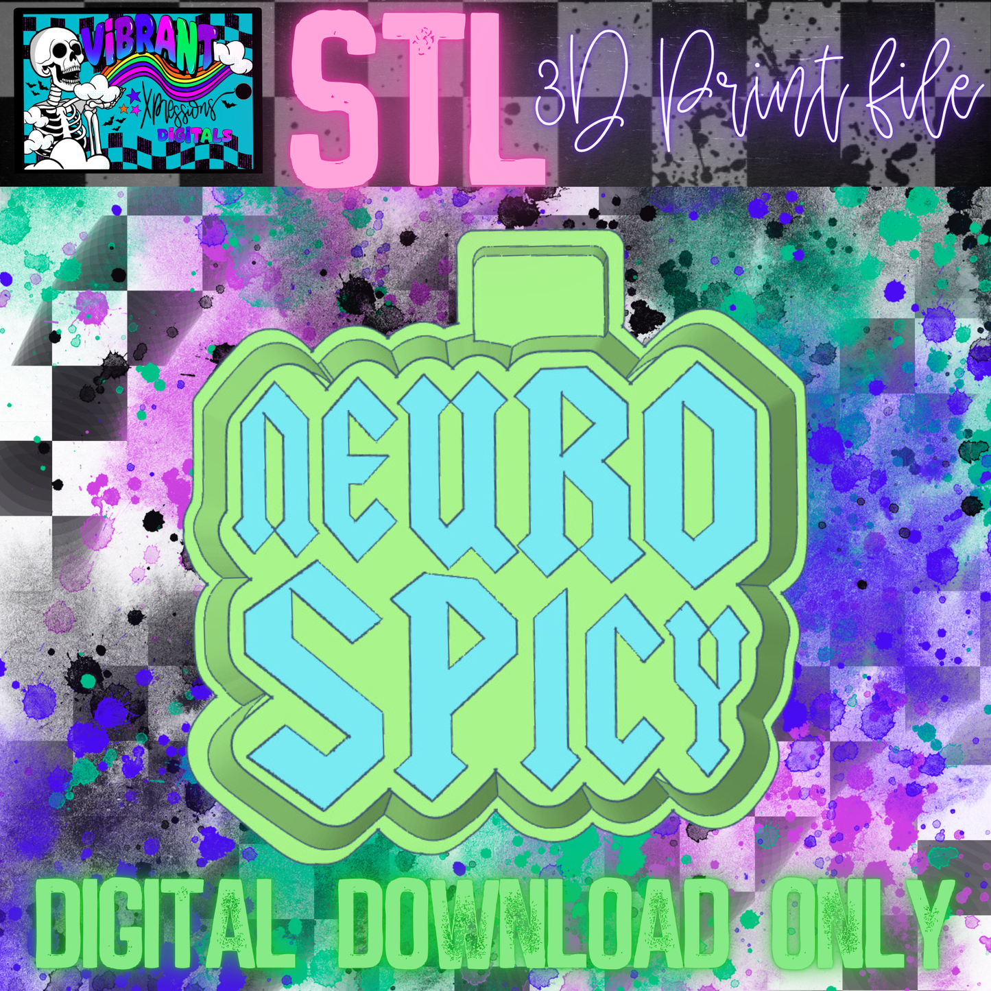 Neuro Spicy Housing Mold Maker STL File
