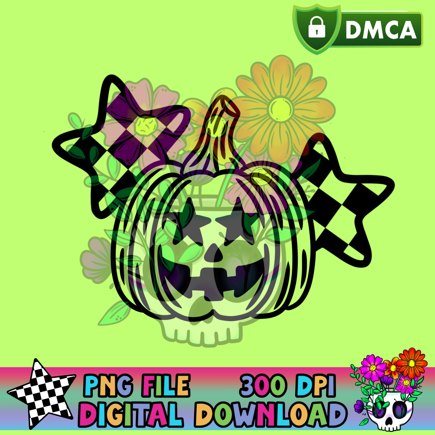 Pumpkin Stars - PNG