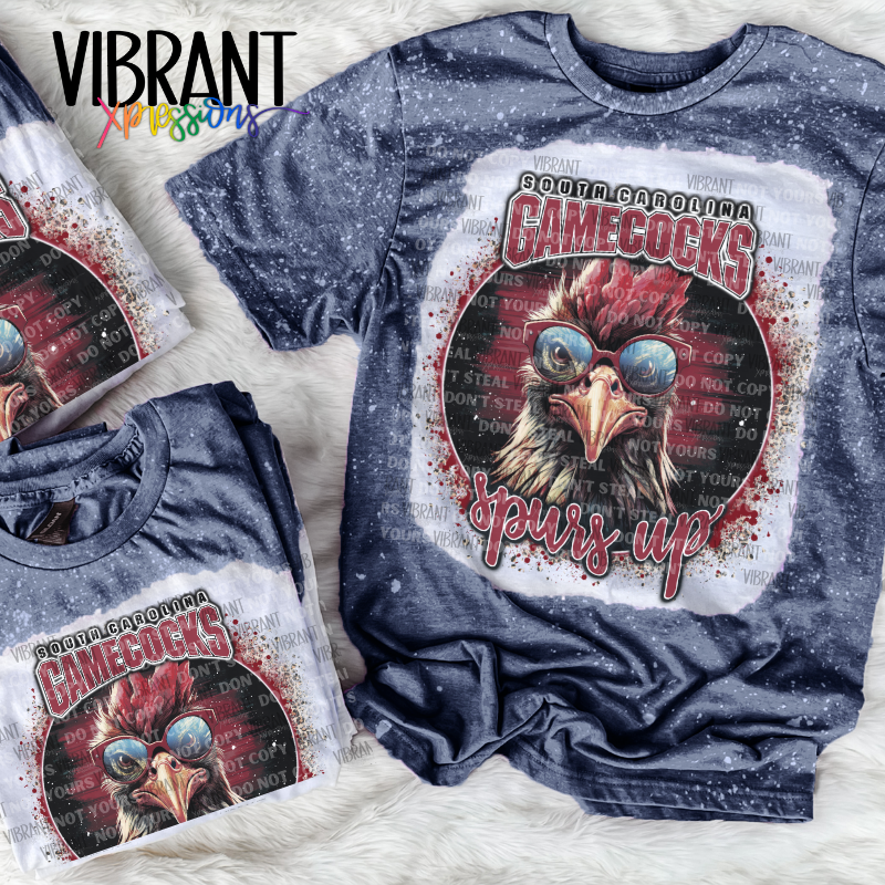 South Eastern Conference Inspired Mascots Bleached T-Shirts