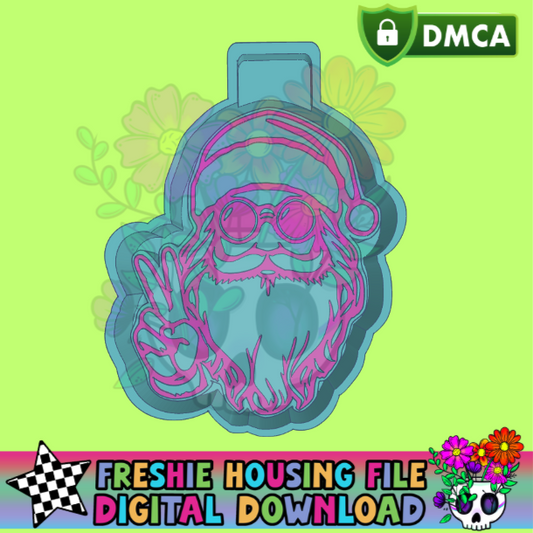 Hippie Santa Mold Maker STL File