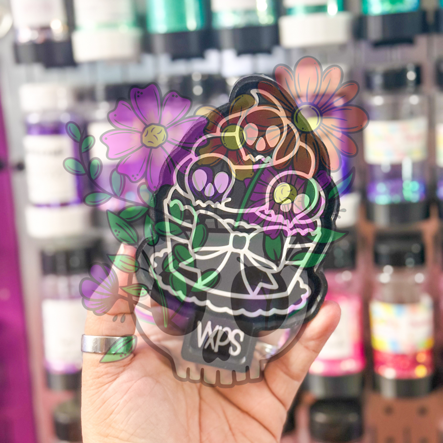 Skull Cupcake Freshie Mold - Semi Exclusive