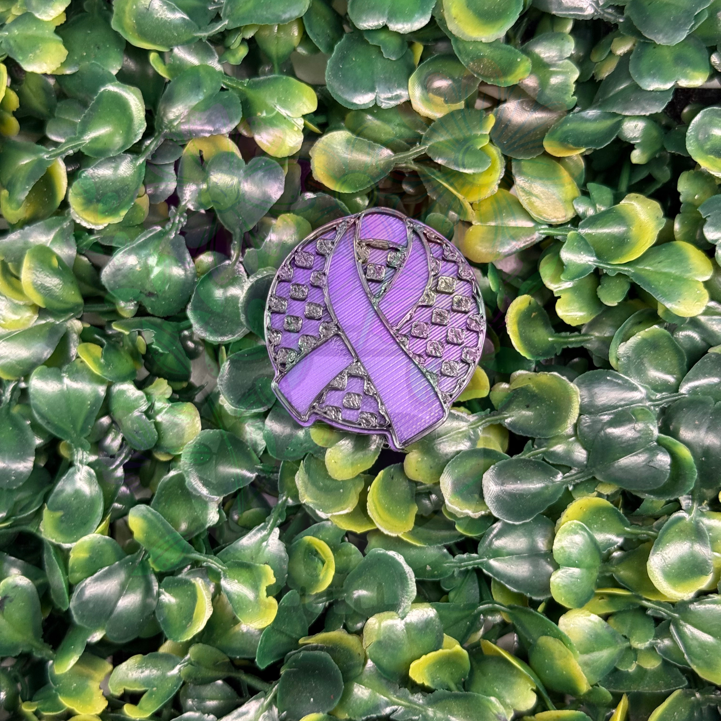 Awareness Ribbon - 3D Printed Focal Bead