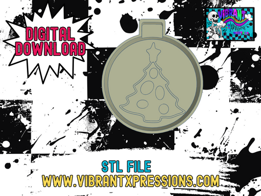 Tree Holiday Cookie Mold Maker STL File