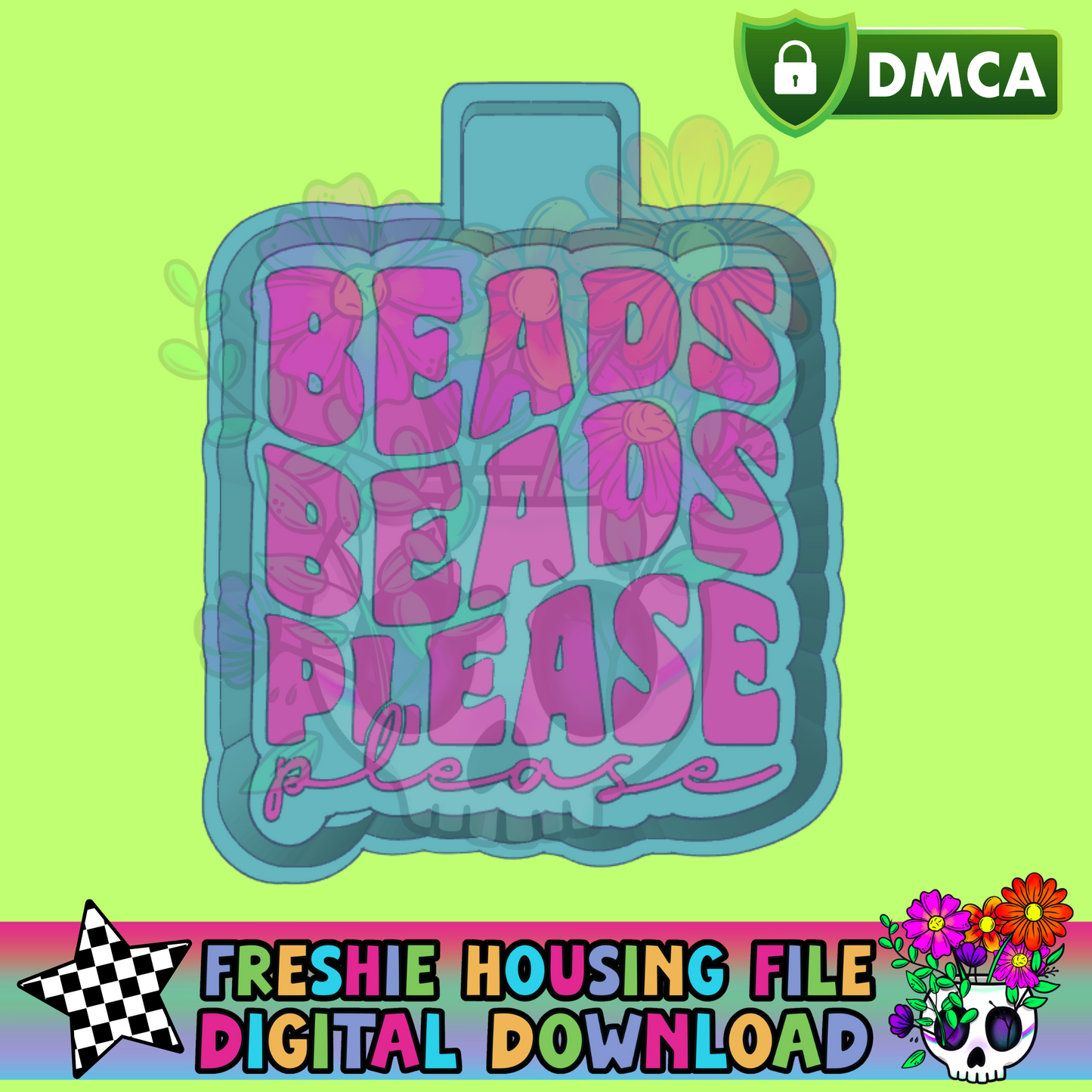 Beads Please Mold Maker STL File