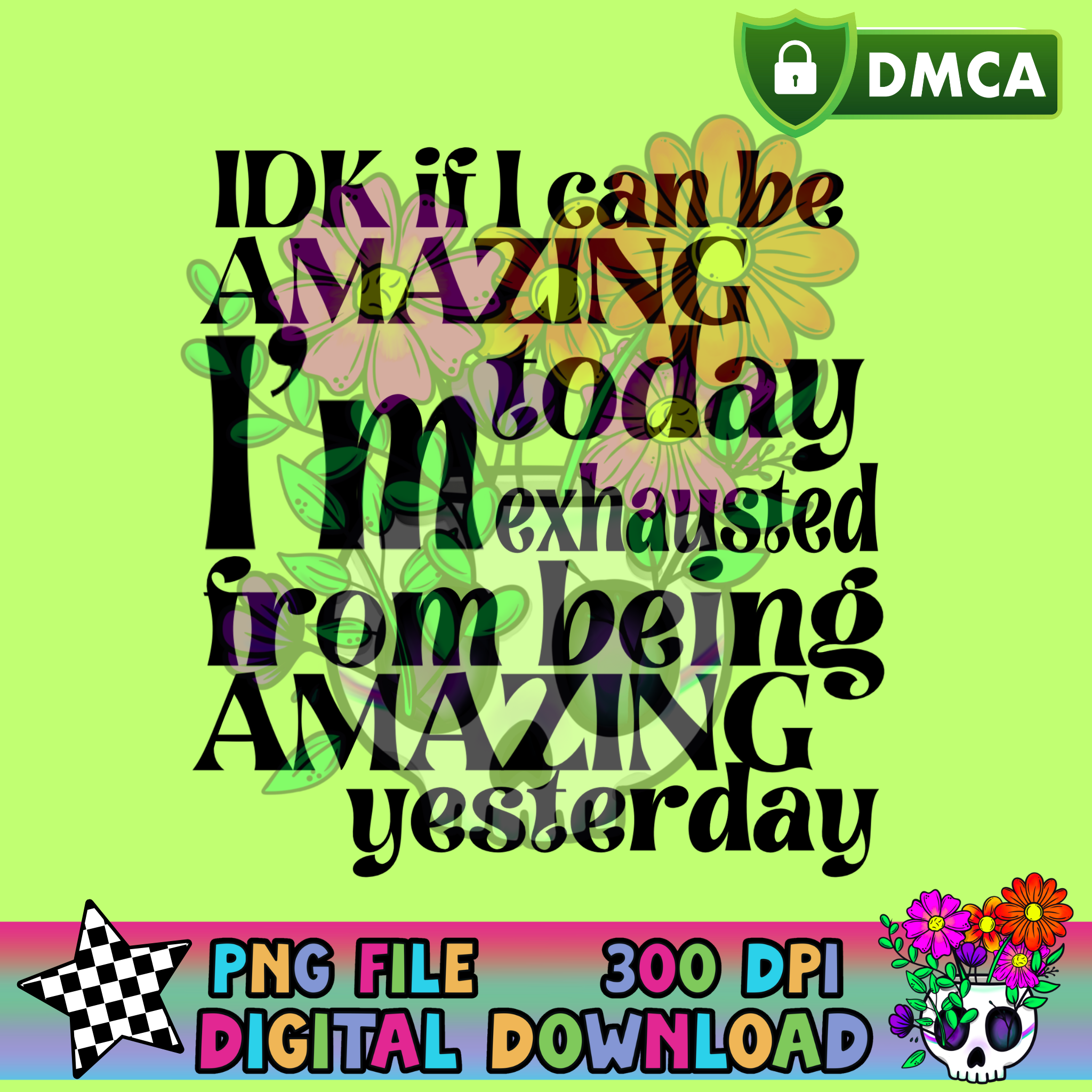 Being Amazing - PNG – VibrantXpressions