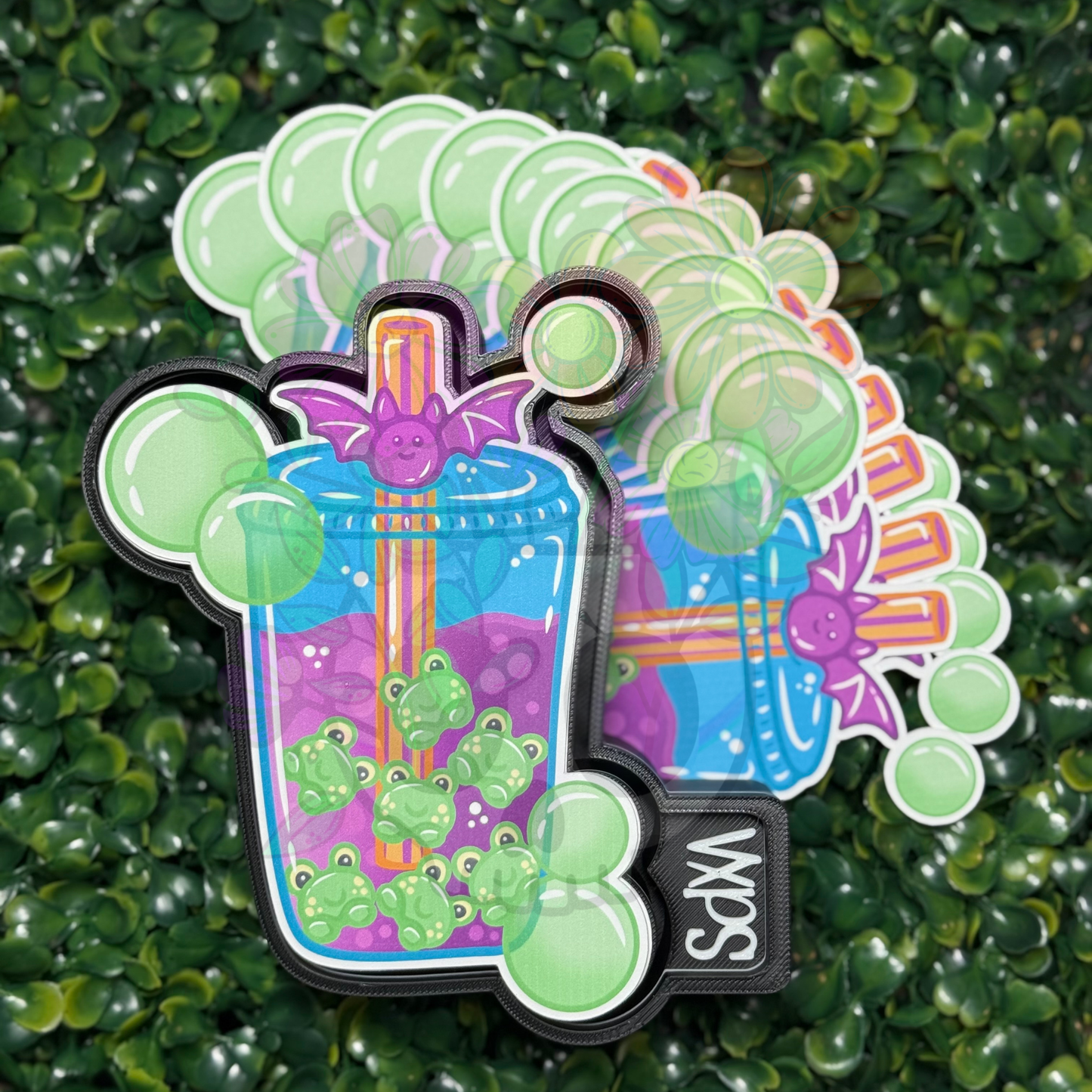 Frog Boba with Cardstock - Freshie Mold