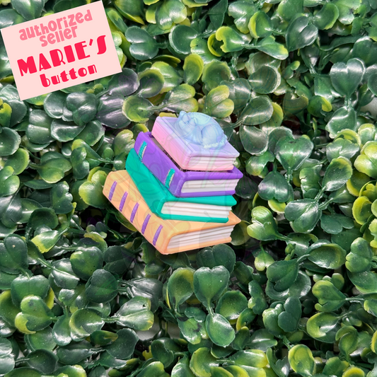 Bookstack with Sleeping Dragon Fidget Clicker - Wholesale