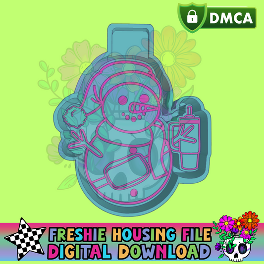 Boujee Snowman Mold Maker STL File