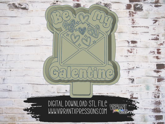 Be My Galentine Mold Maker STL File