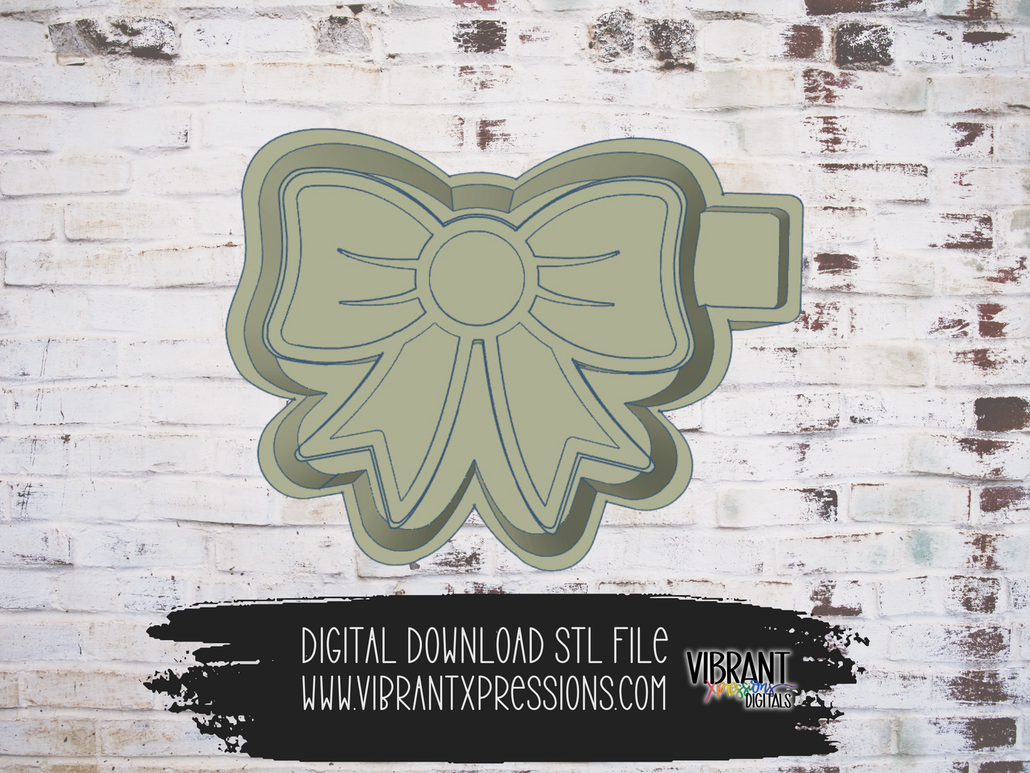 Emoji Bow Mold Maker STL File