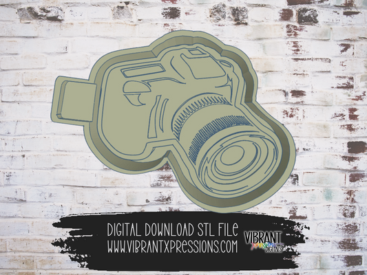 Long Lense Camera Mold Maker STL File
