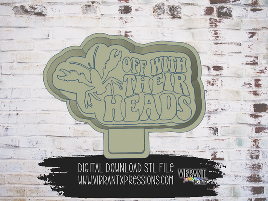Off with Their Heads Mold Maker STL File