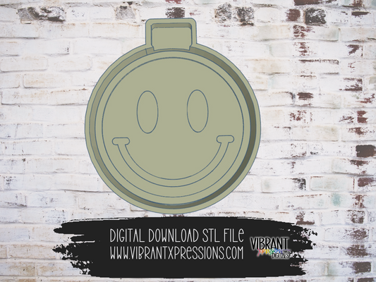 Happy Happy Face Mold Maker STL File