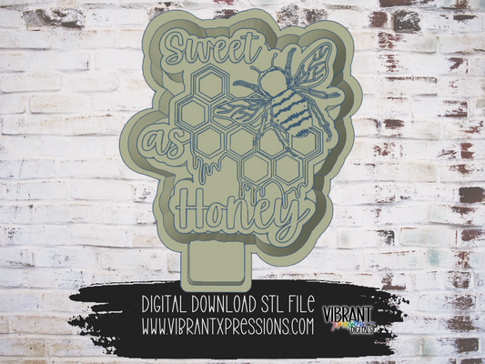 Sweet as Honey Mold Maker STL File