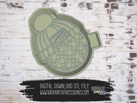 Winter Disco Beanie Mold Maker STL File
