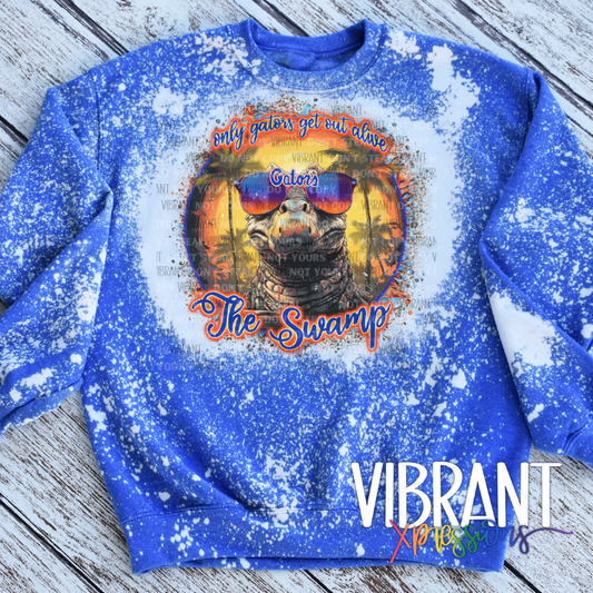 South Eastern Conference Inspired Mascots Bleached Crewneck