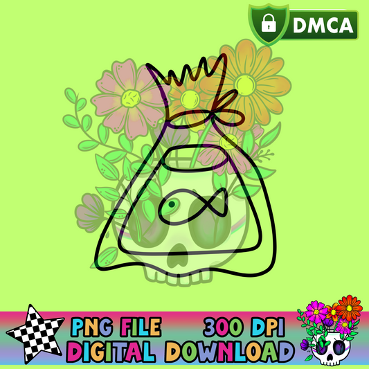Fish in a Bag - PNG