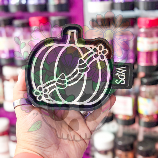 Groovy Candy Corn Pumpkin – Semi Exclusive Freshie Mold
