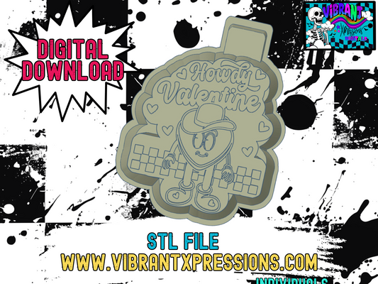 Howdy Valentine Housing Mold Maker STL File