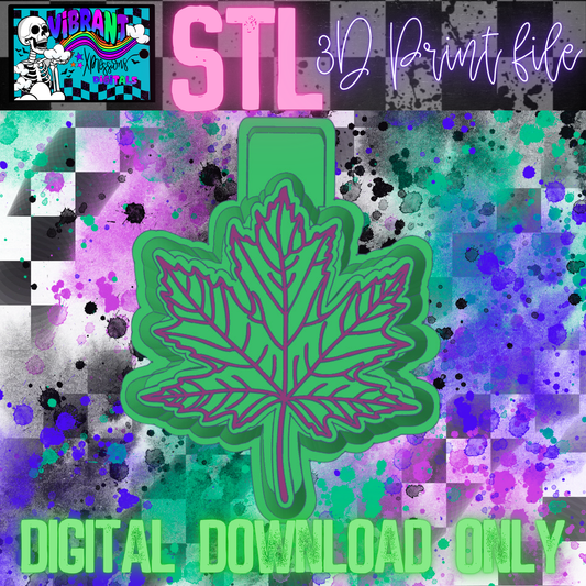 Maple Leaf Mold Maker STL File