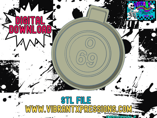 O Bingo Ball Housing Mold Maker STL File
