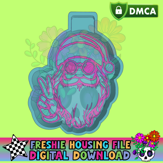 Peace Santa Mold Maker STL File