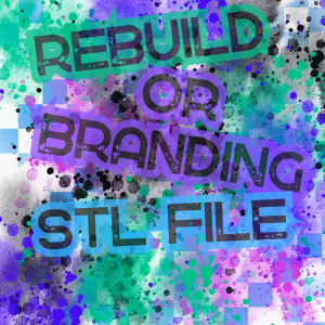 Rebuild File or Branding Housing Mold Maker STL File