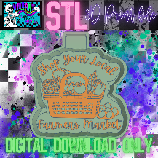 Shop Your Local Farmers Market Mold Maker STL File