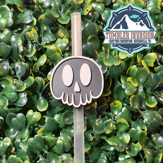 ☠️ Skellie Face Straw Topper