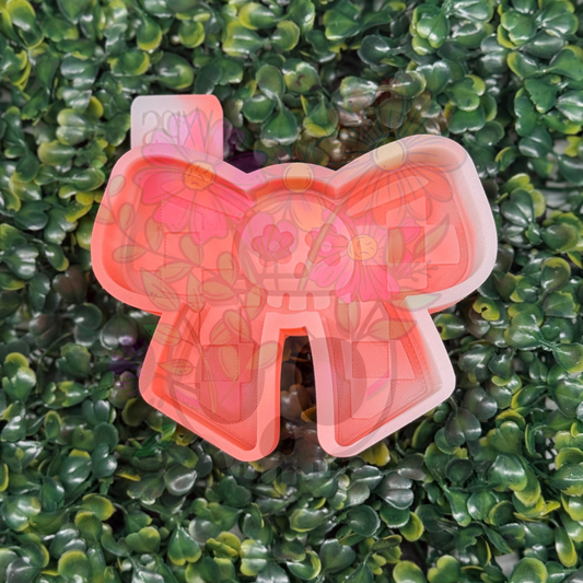Checkered Skull Bow