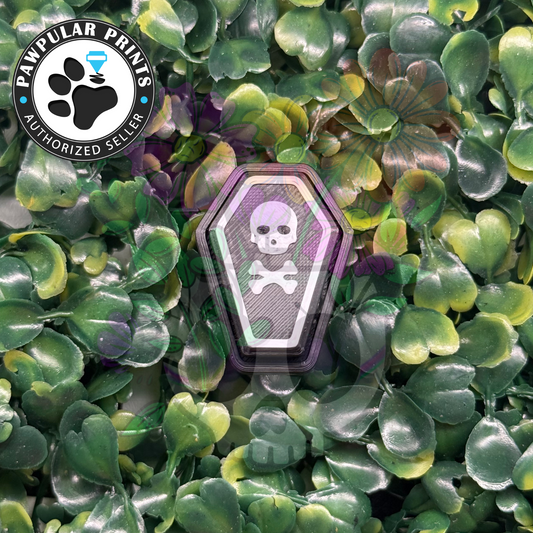 Skull & Crossbones Coffin Fidget Clicker - Wholesale