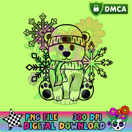 Winter Bear - PNG