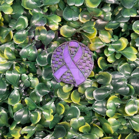 Awareness Ribbon - 3D Printed Focal Bead