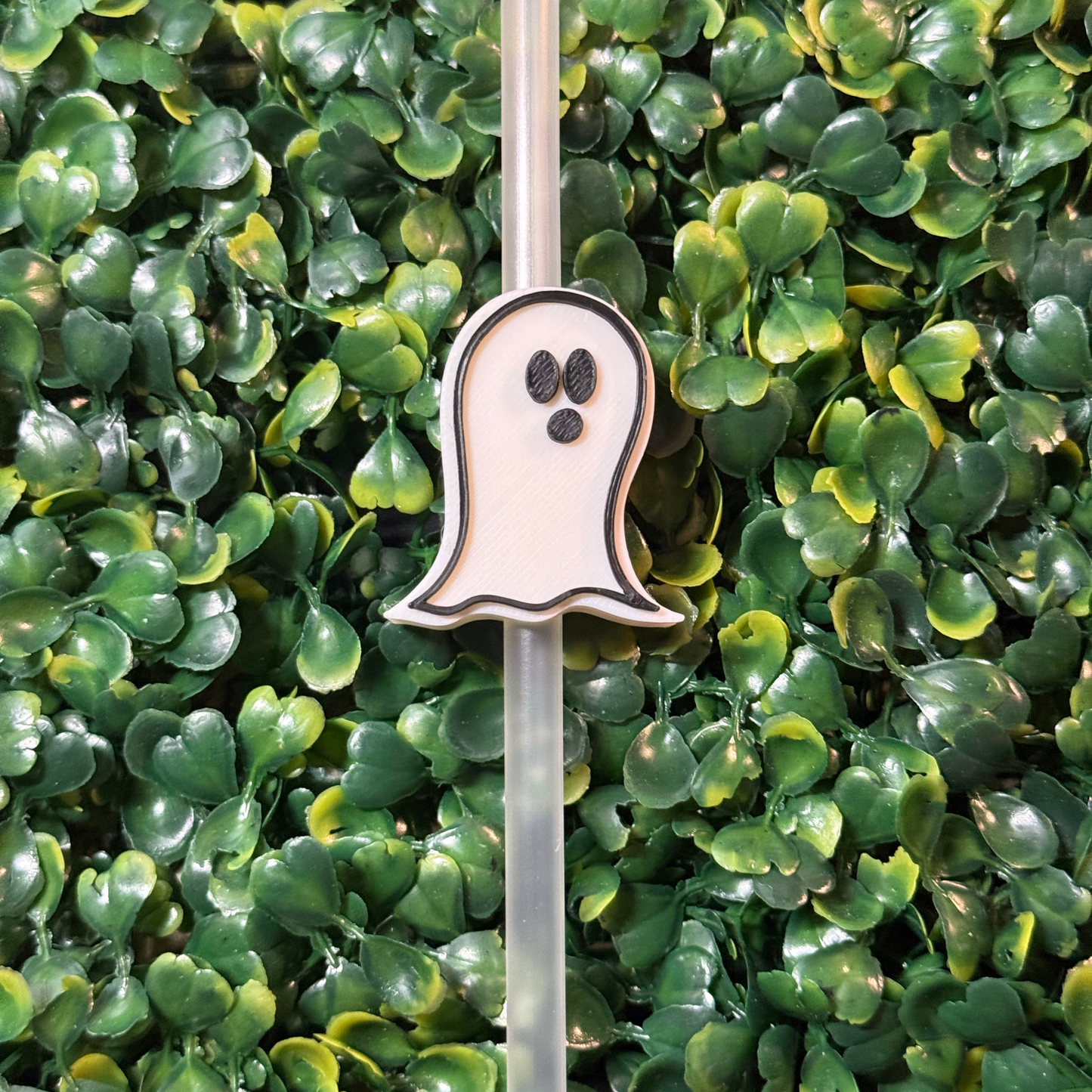 👻 Boo Ghost Straw Topper