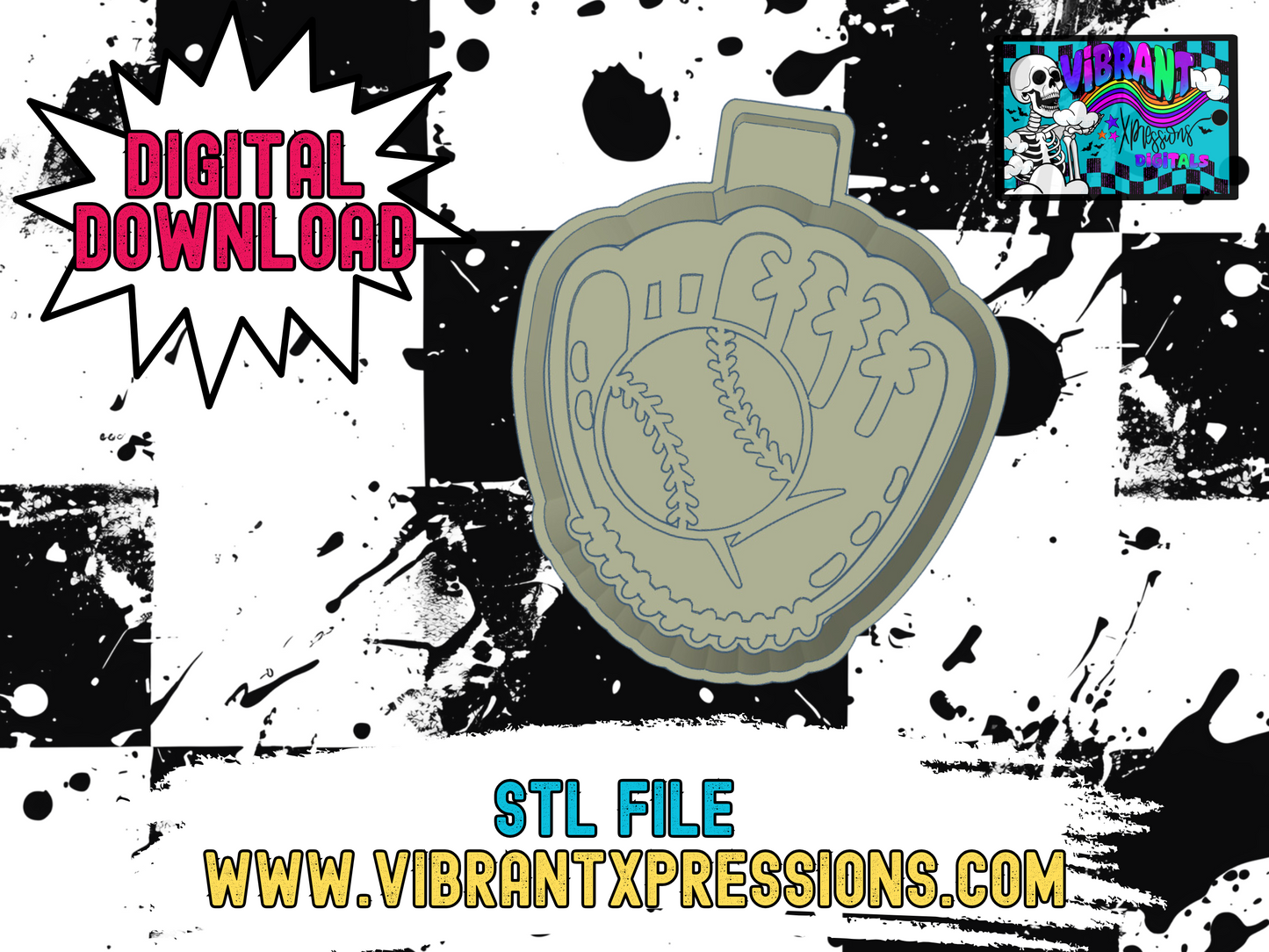 Caught Baseball Housing Mold Maker STL File