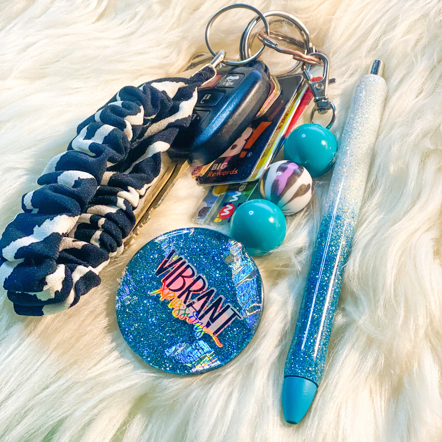 Custom Digital Business Card Keychain